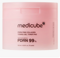 Pads Toning Gel PDRN Pink Collagen - Medicube (70 pcs)